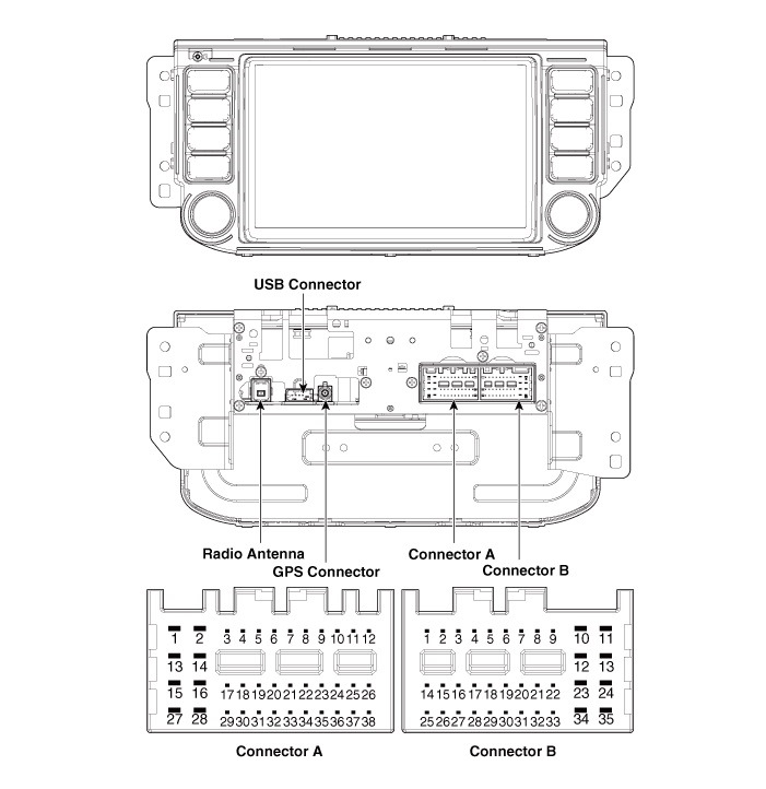 Распиновка kia rio Вопрос по ГУ - KIA Rio (4G), 1,6 л, 2017 года автозвук DRIVE2