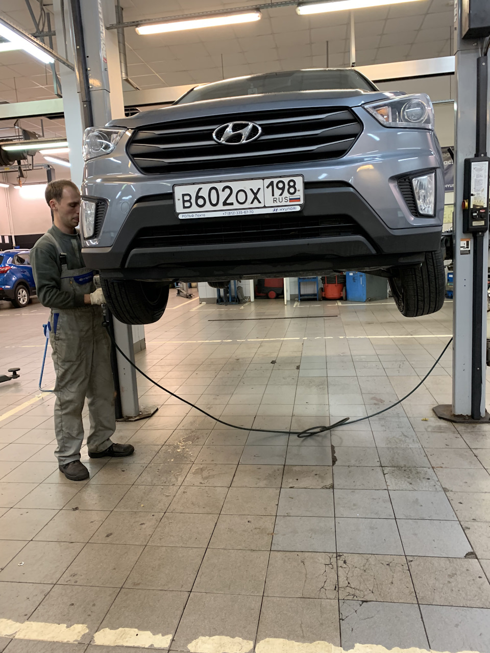 Смена резины к зиме 19-20 — Hyundai Creta (1G), 2 л, 2019 года | визит на  сервис | DRIVE2