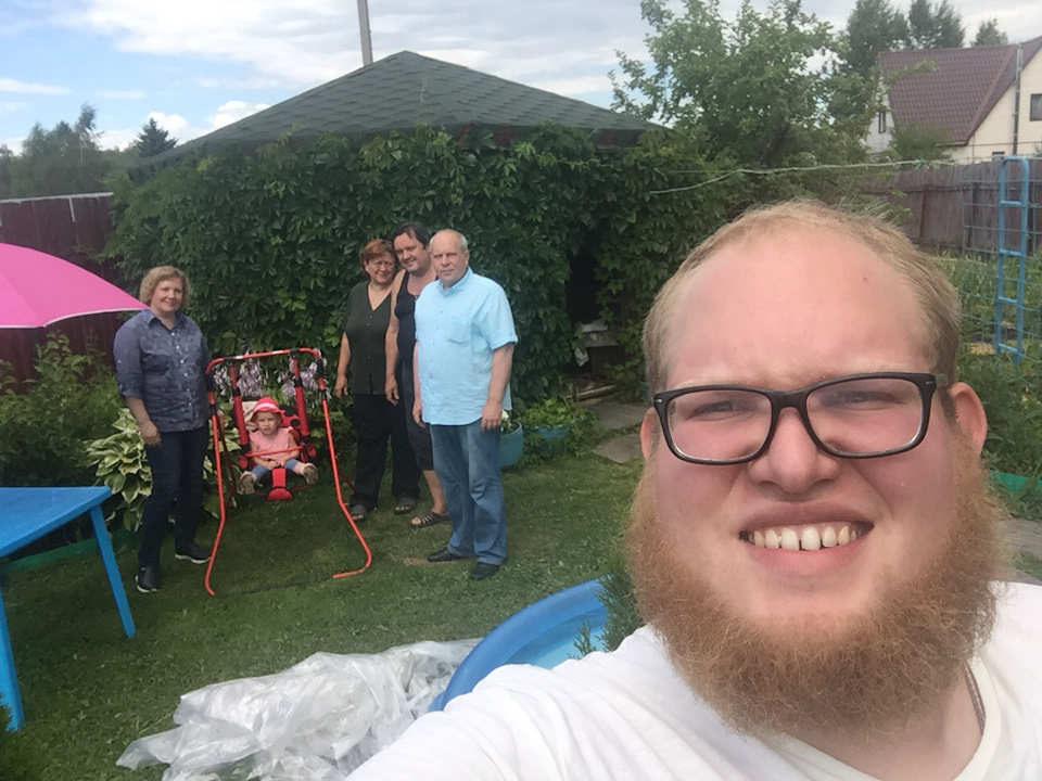 Поездка на дачу в Чехов + немного новостей — Renault Logan (1G), 1,6 л ...