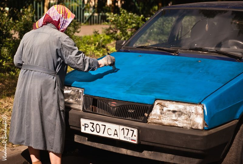 Прикольная покраска авто