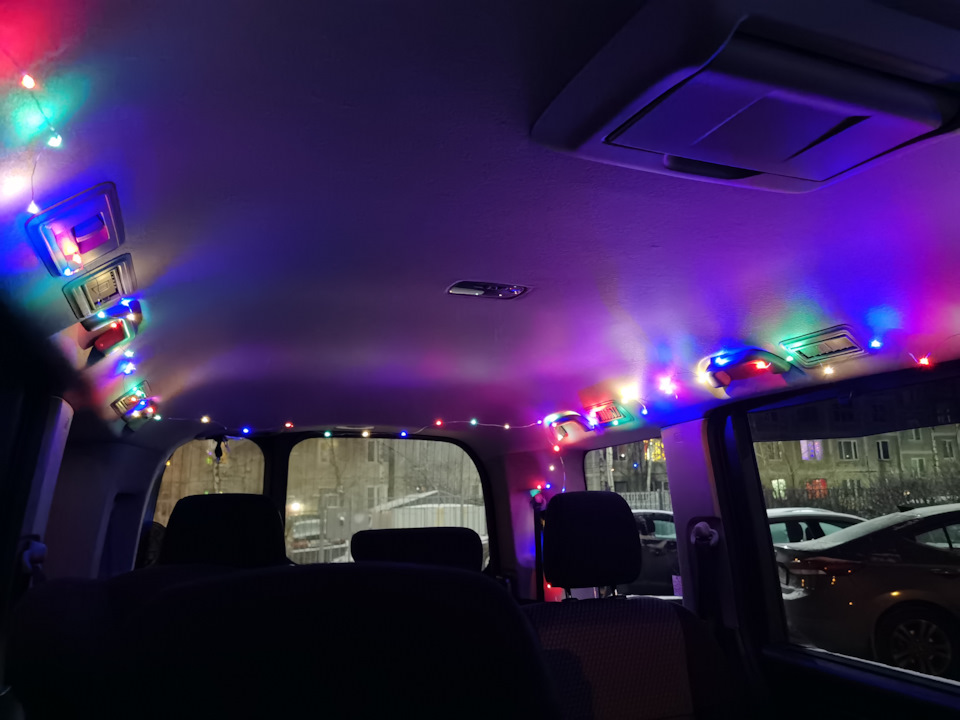 Новогоднее настроение в машине — Honda Stepwgn (5G), 1,5 л, 2016 года ...