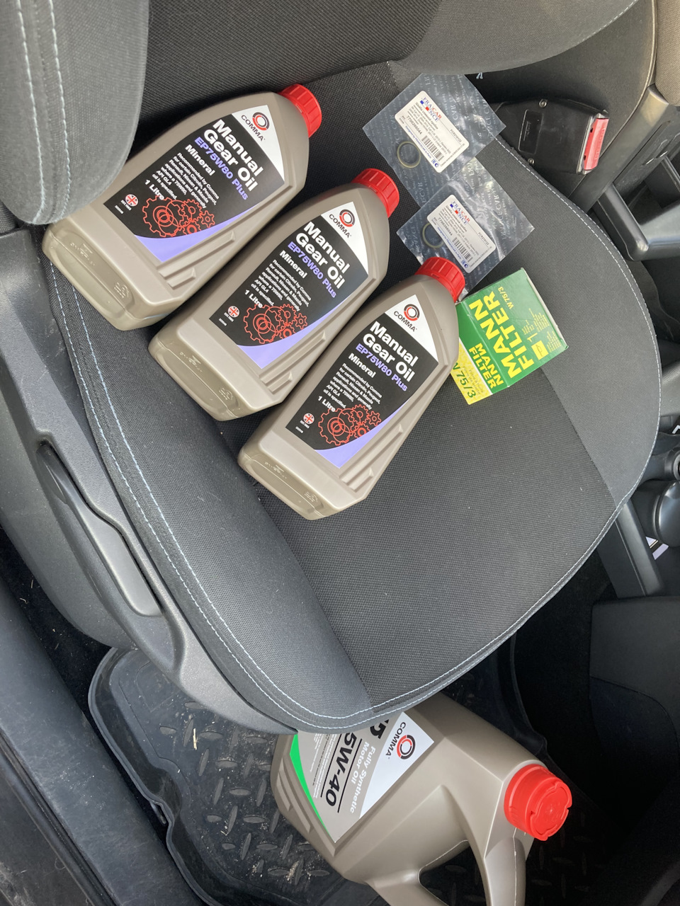 EP75W80P1L Масло трансмиссионное EP75W80 Plus 1л GEAR OIL, COMMA ...
