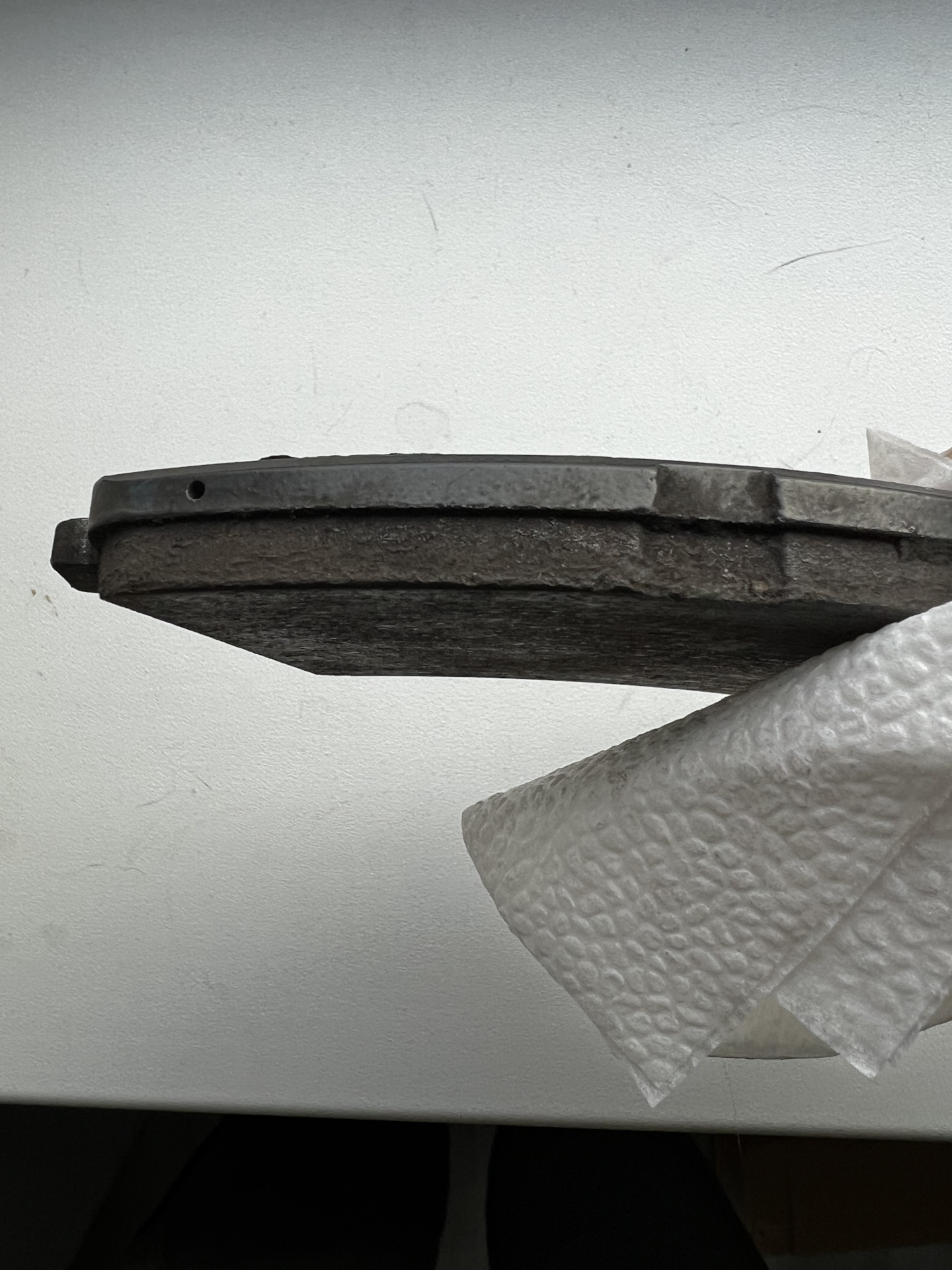 Колодки Frixa S1 — делаем отверстия под скобы — Hyundai Solaris (2G), 1 ...