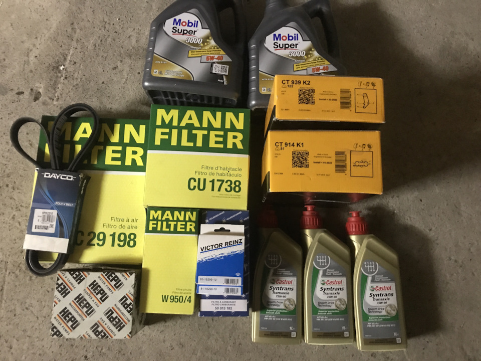 Замена ГРМ — Volkswagen Transporter T4, 2,5 л, 2002 года | плановое ТО ...