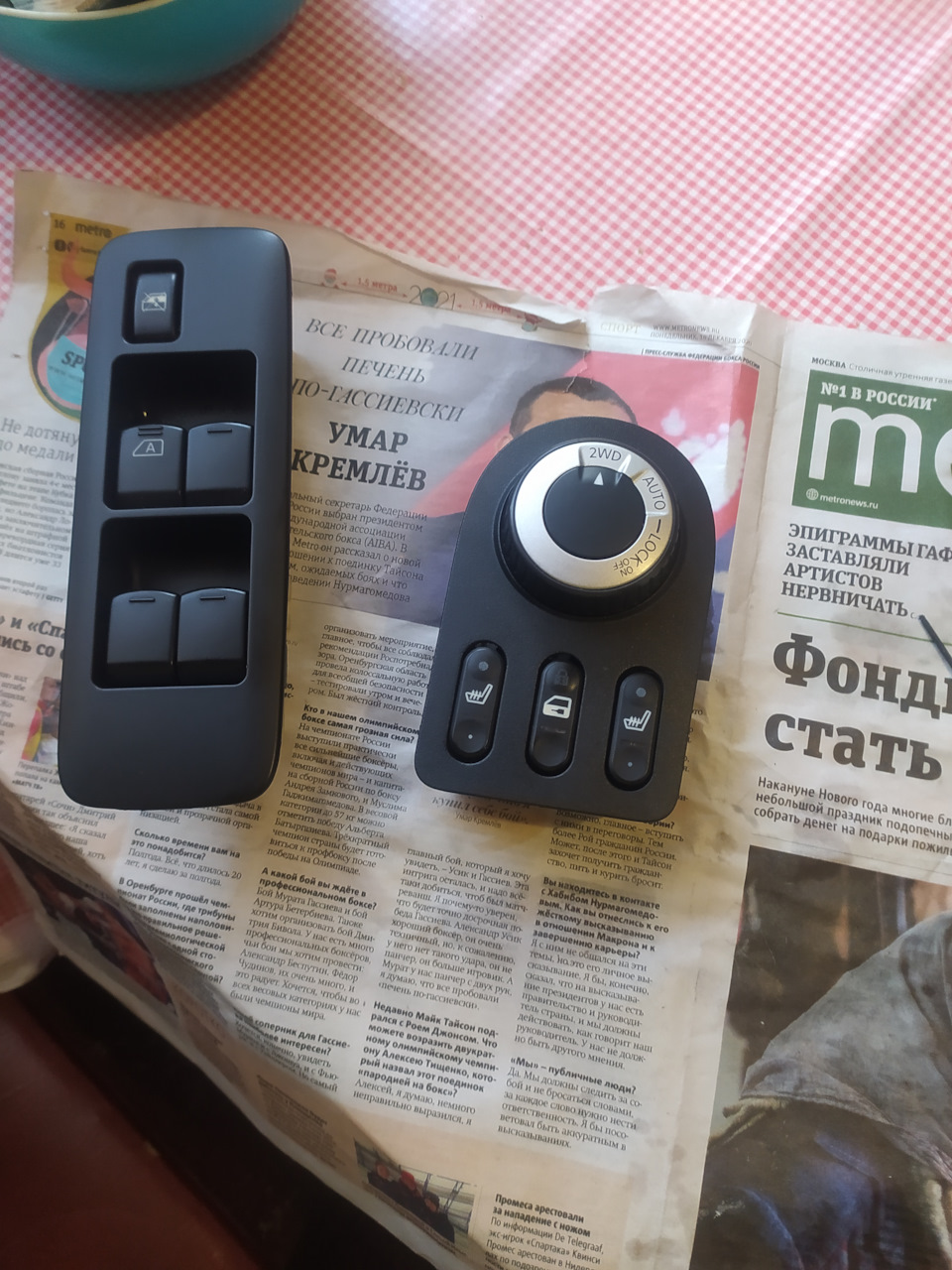 Ремонт блока стеклоподъемников и кнопок подогрева. — Nissan Qashqai (1G ...