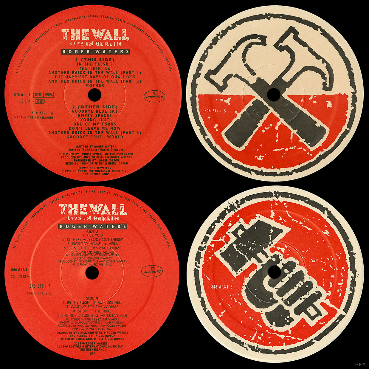 Another brick in the wall роджер уотерс. Pink Vinyl. Don't leave me Now Pink Floyd.