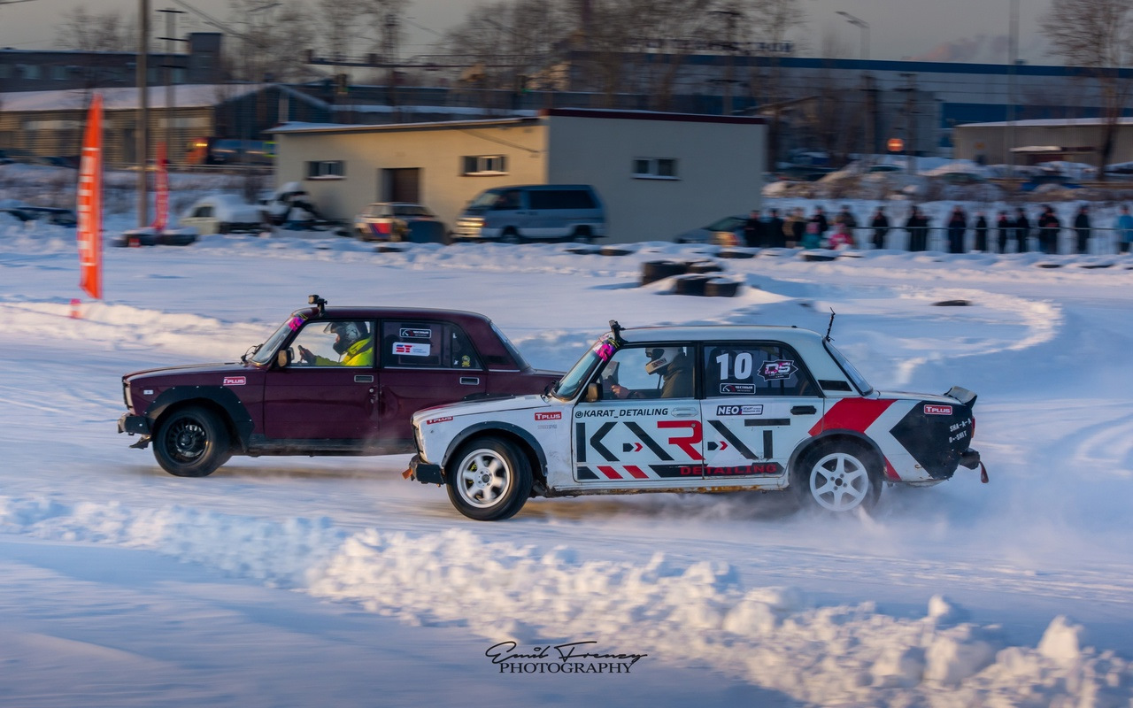 Вот, новый поворот. И мотор ревет… 2-й этап ЧРБ по-зимнему дрифту ...