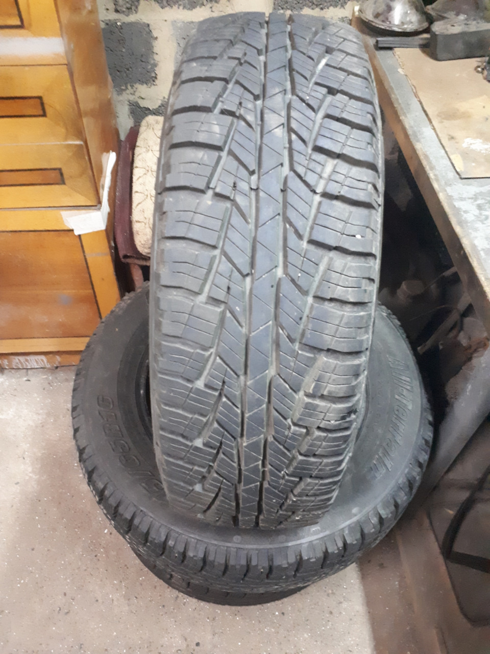 Диски и резина для Нивы — Lada 4x4 3D, 1,7 л, 1995 года | колёсные ...