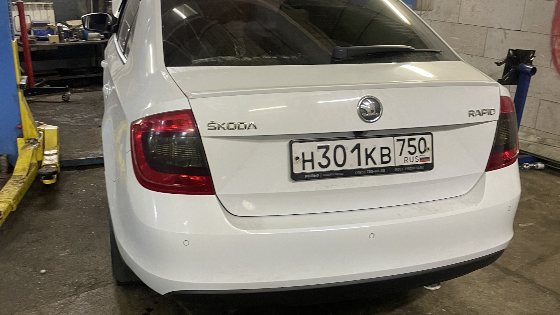 Skoda Rapid (1G) 1.4 бензиновый 2014 | Снежный барс на DRIVE2