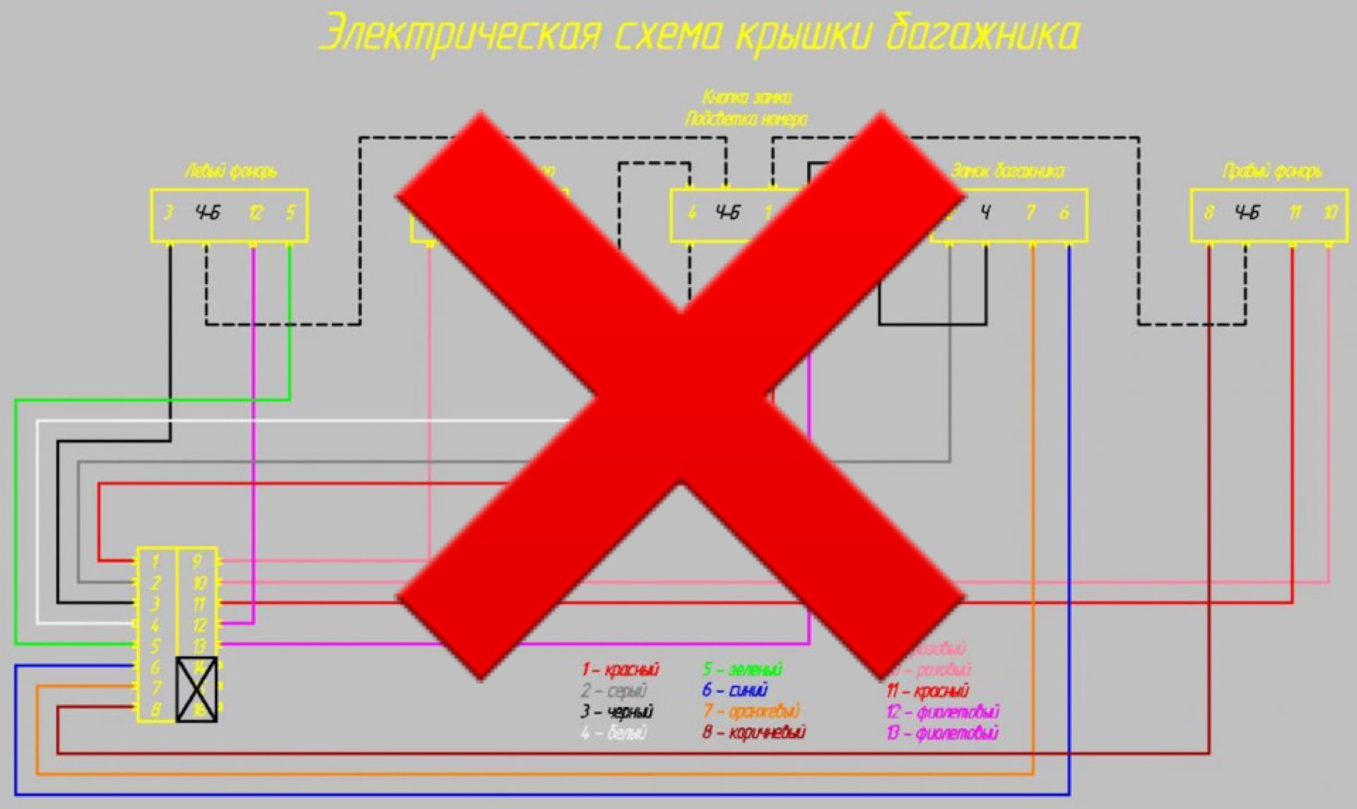 Коса багажника форд мондео 4 схема