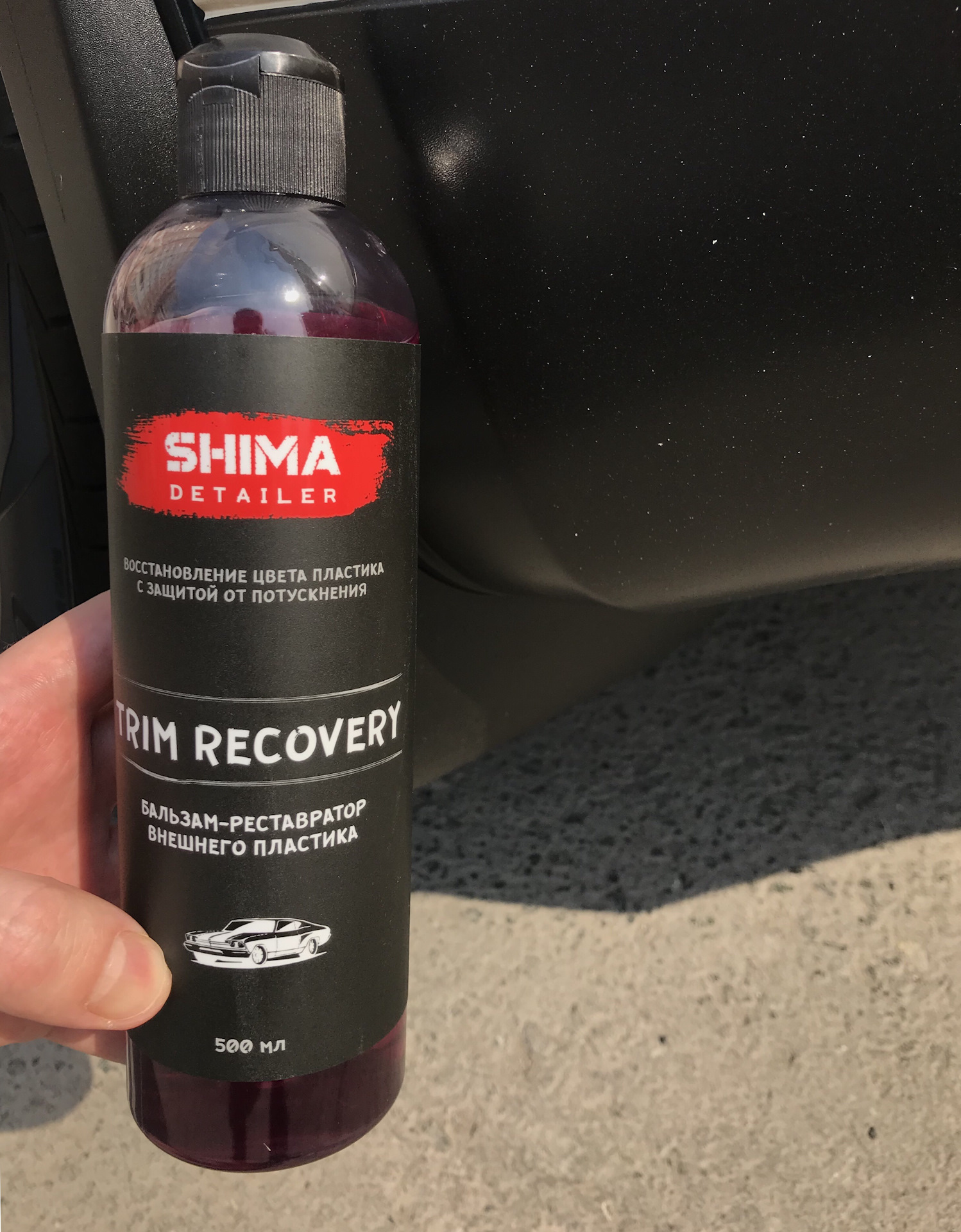 Бальзам реставратор внешнего пластика trim recovery shima