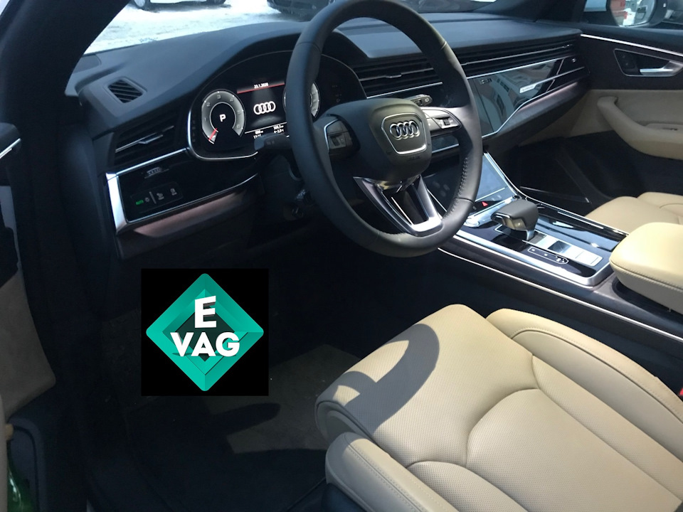 AUDI Q8 "2019. MIB3 Активация Видео в движении (VIDEO IN MOTION) — E