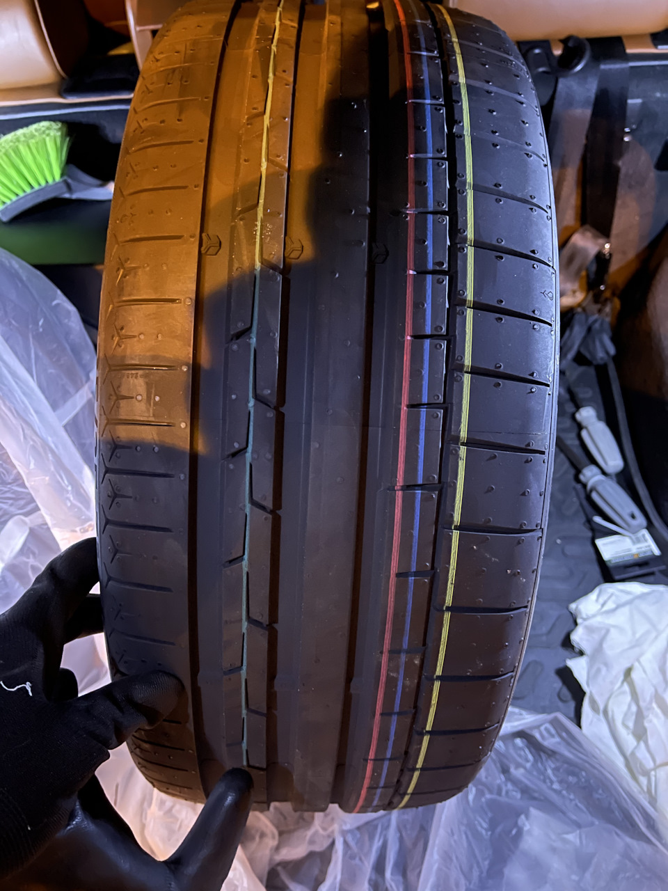 Иллюзия центрального блока протектора — как будто он отсутствует))) — BMW 3 series Touring (E46)