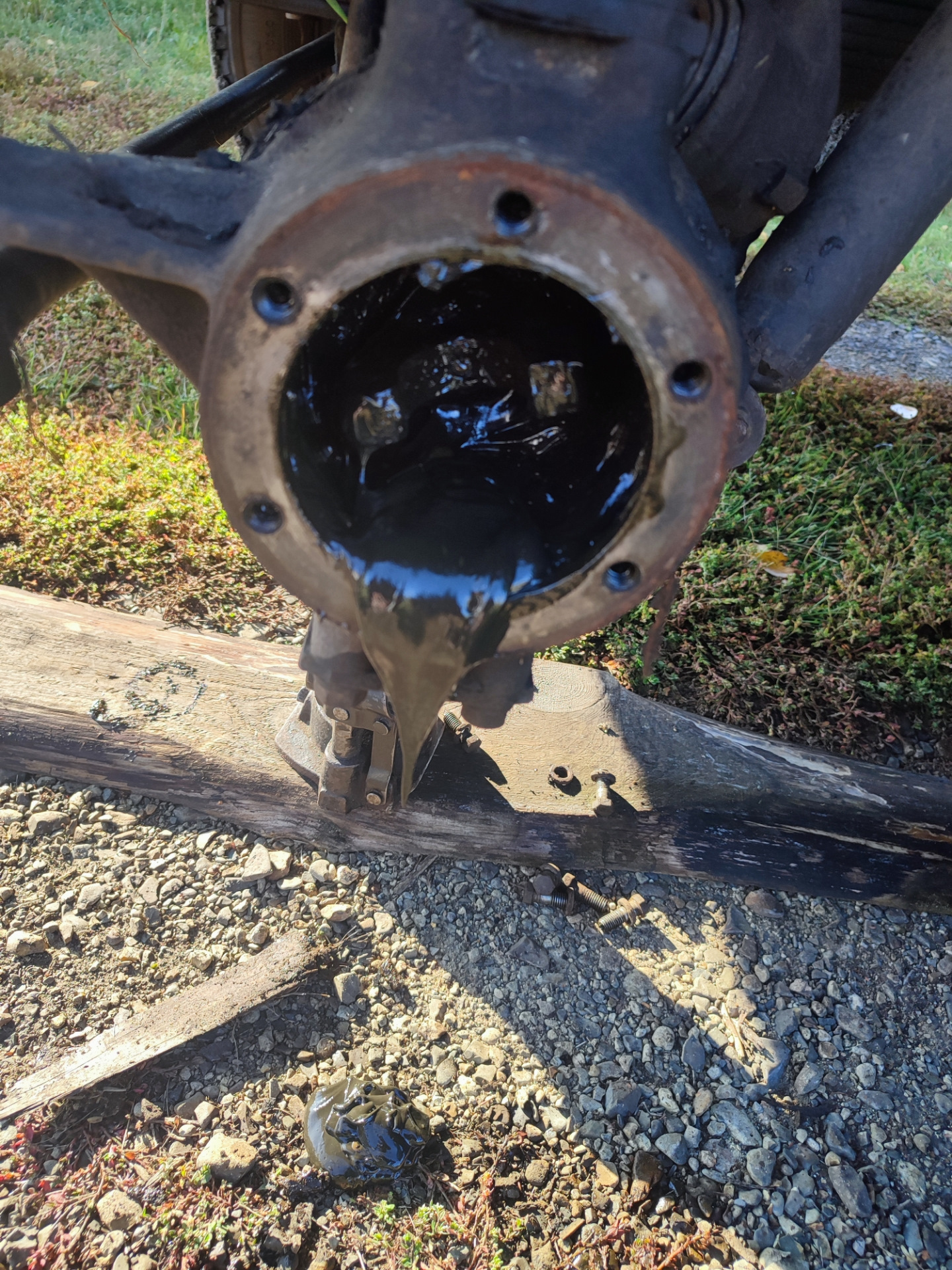 Замена передних ступичных подшипников — УАЗ 469, 2,4 л, 1972 года ...