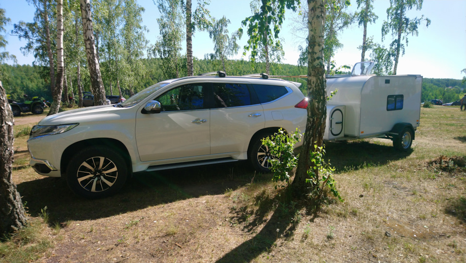 Первый выезд на природу — Mitsubishi Pajero Sport (3G)