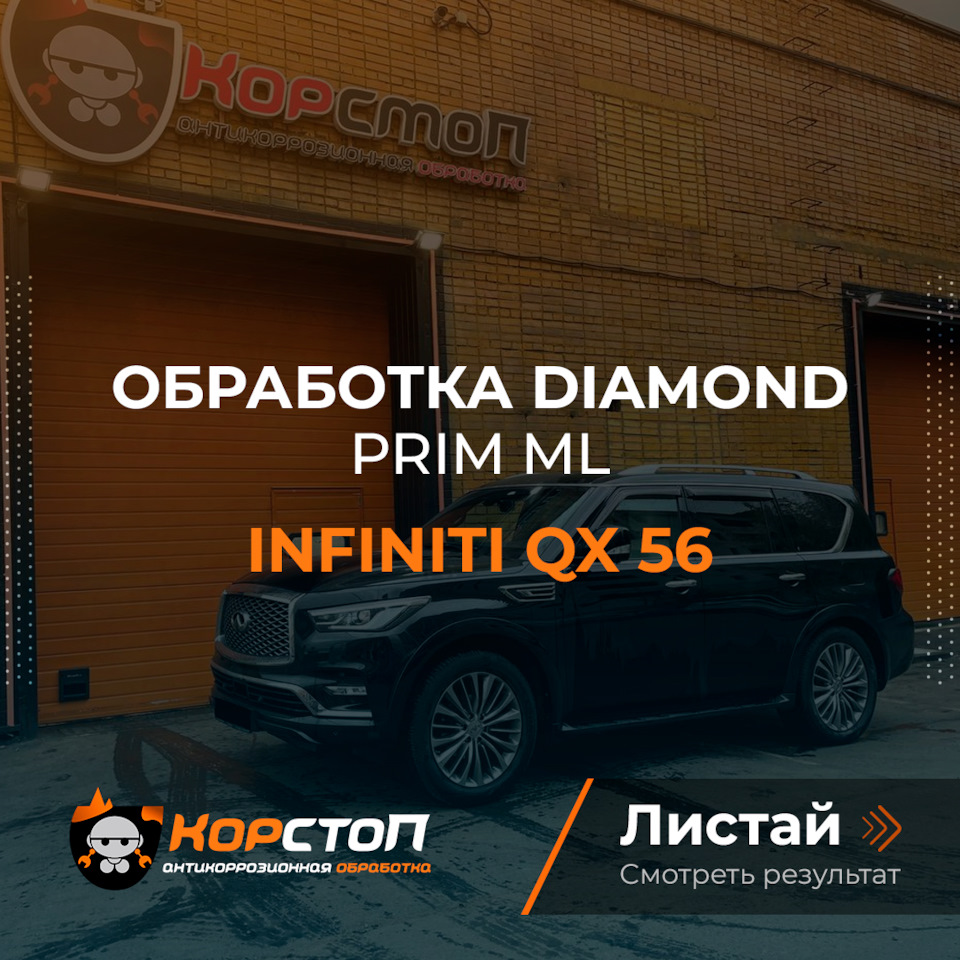 Инфинити Qx 56 и его обработка — Корстоп на DRIVE2