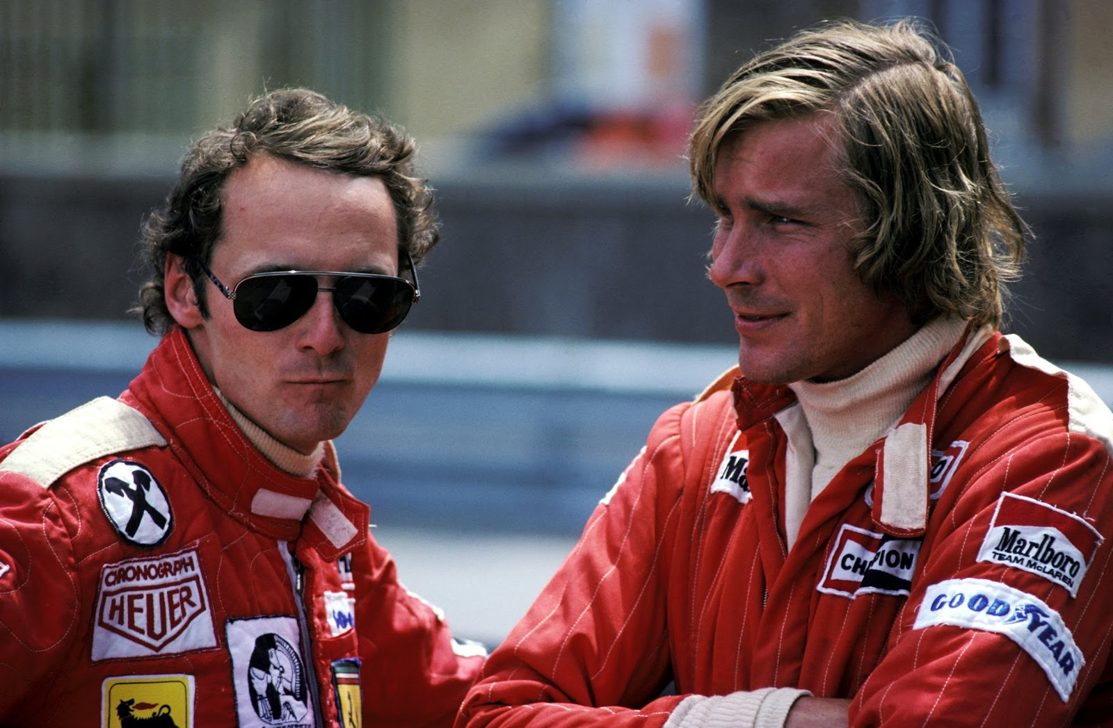 James Hunt и Ники Лауда