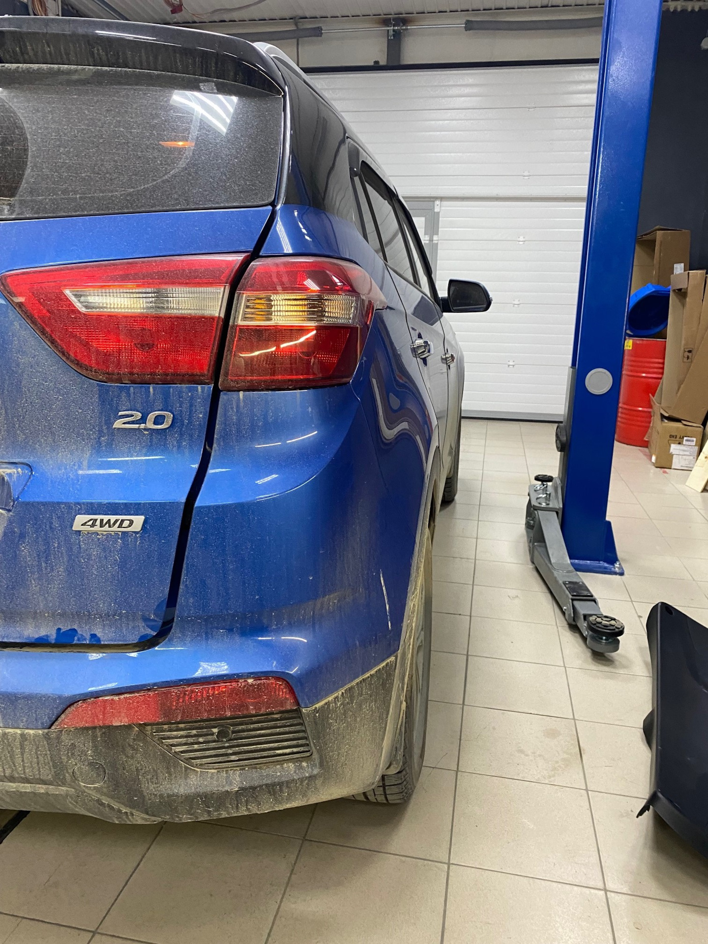 Установка омывателя камеры заднего вида Creta GSR — DRIVE2