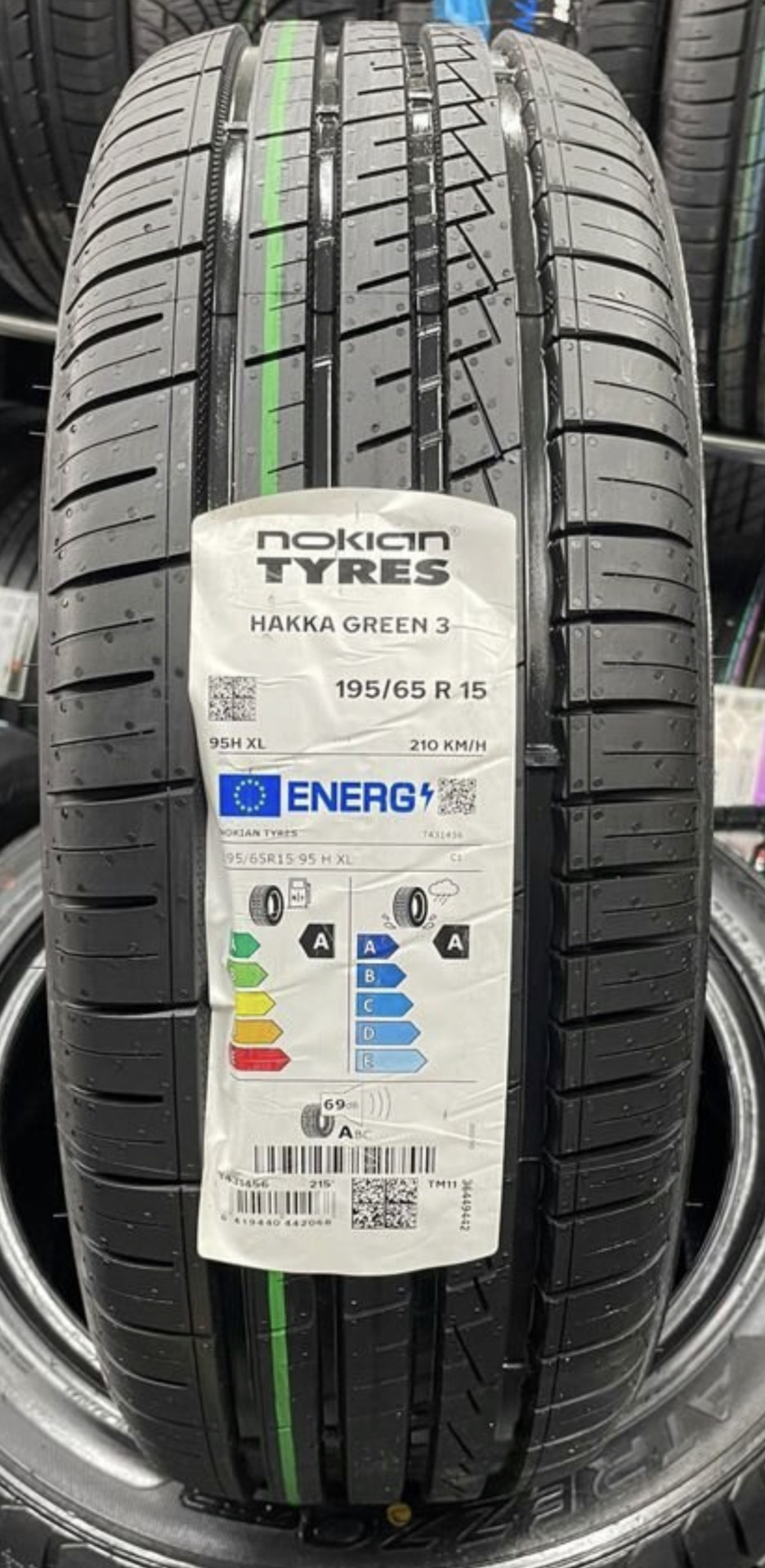 Шина Nokian Tvres Hakka Green 3 195/65 R15 95H — Renault Logan (1G), 1 ...