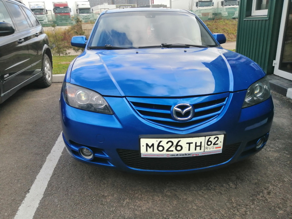 Постановка на учет "получение номеров. " — Mazda 3 (1G) BK, 2 л, 2005