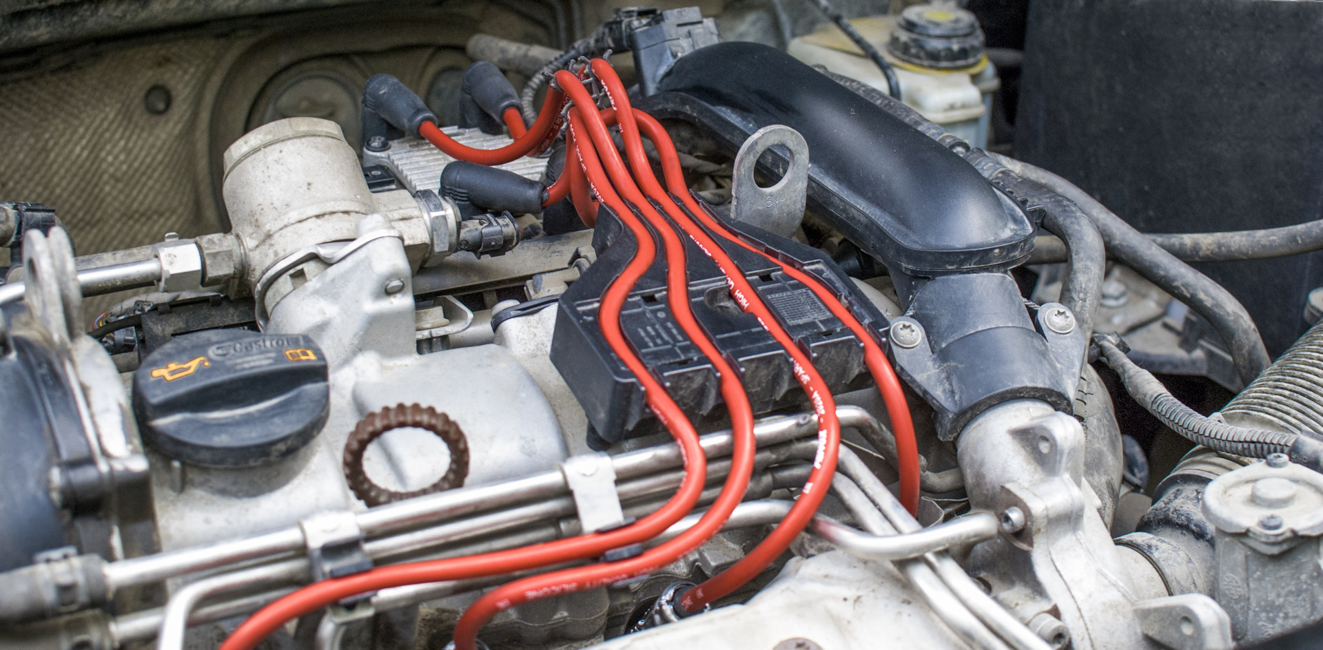 Красные провода +5% к мощности. Высоковольтные провода FENOX IW73027 ...