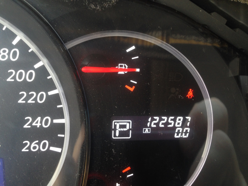 Регулировка стрелки указания уровня топлива. — Nissan Murano II, 3,5 л ...