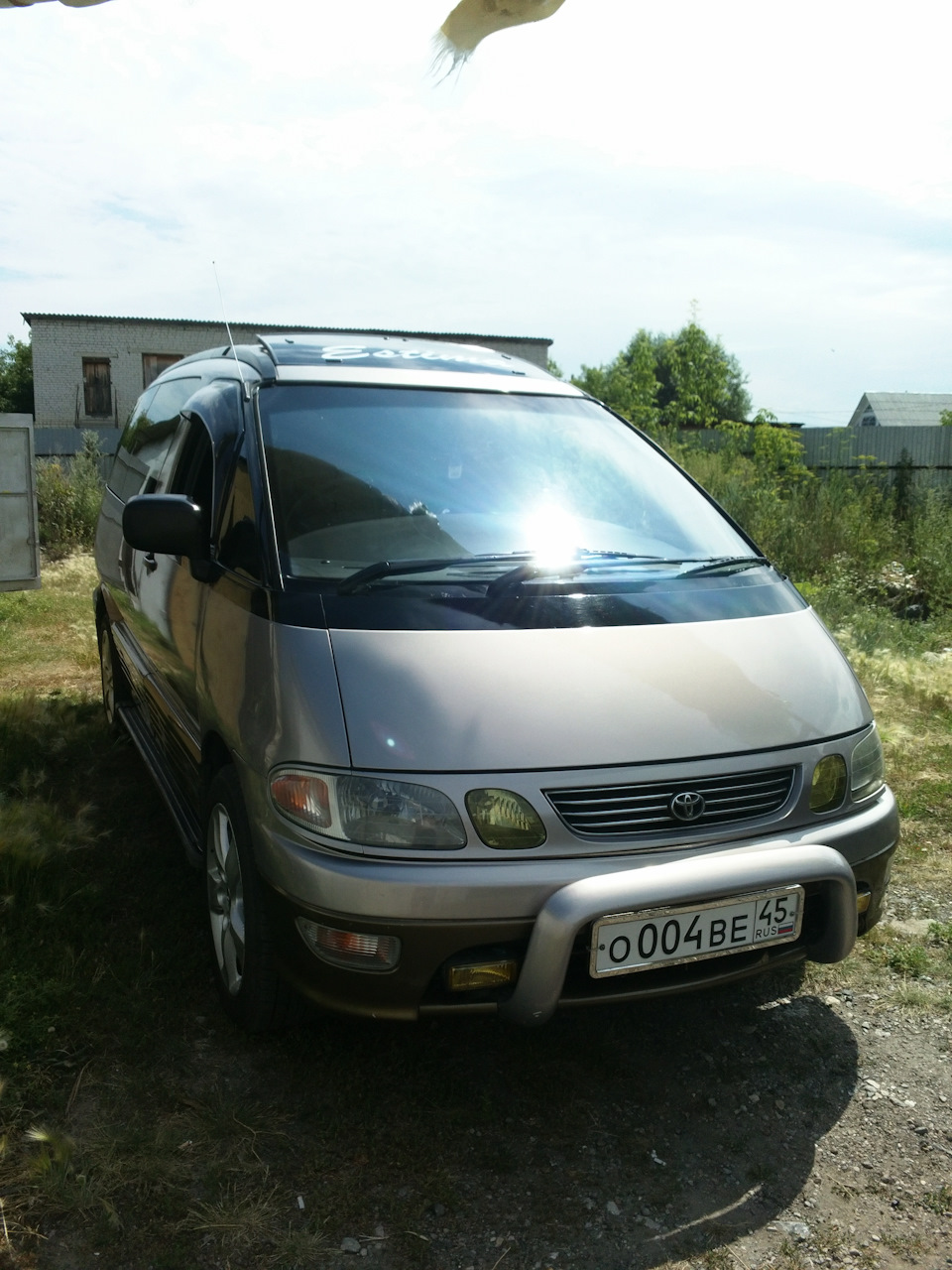 Замена госномеров на 004. — Toyota Estima (I), 2,4 л, 1997 года ...