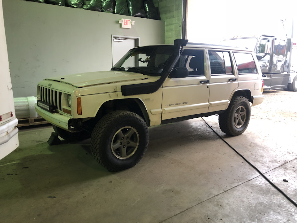 4,5 лифт — Jeep Cherokee (XJ), 4 л, 1998 года | тюнинг | DRIVE2