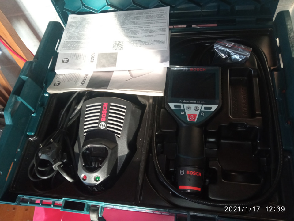 Эндоскоп, инспекционная камера — Toyota Hilux Surf (3G), 3 л, 1996 года ...