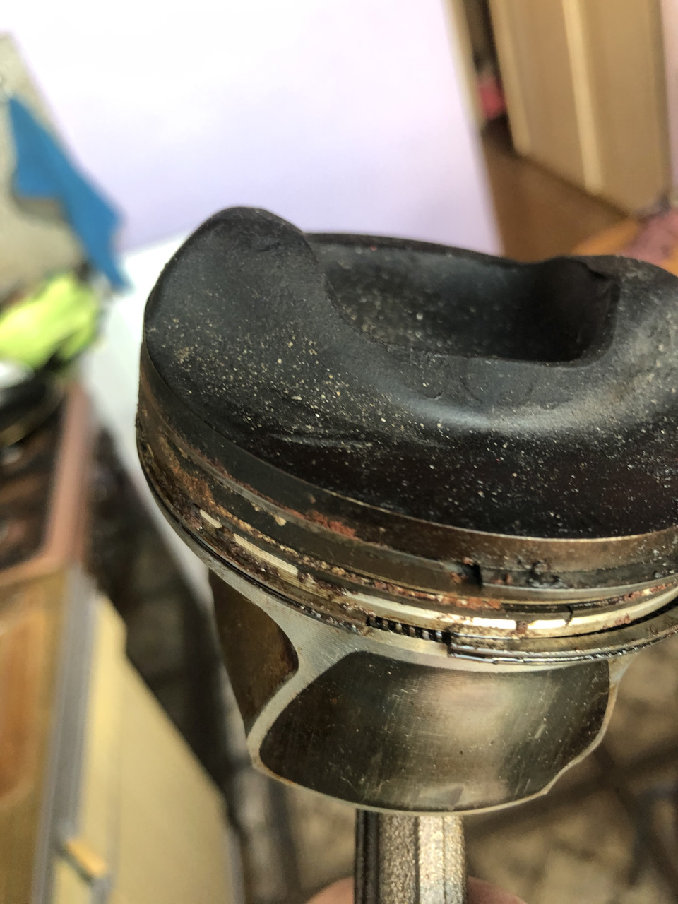 Кольца как я и думал залегли ((( — Audi A3 (8P), 2 л, 2005 года ...