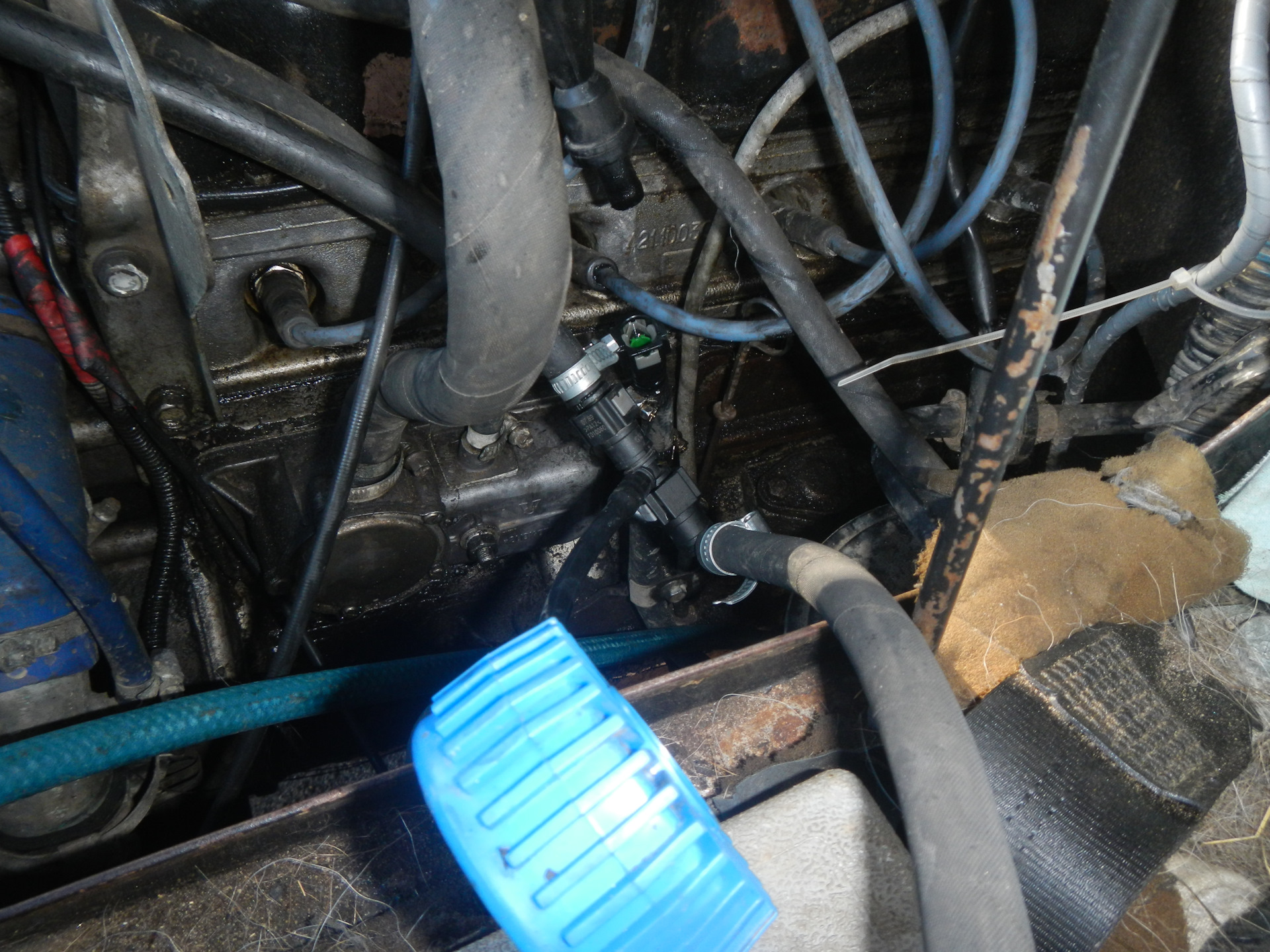 Попытка промыть форсунки — УАЗ 3962, 2,9 л., 2007 года | своими руками ...