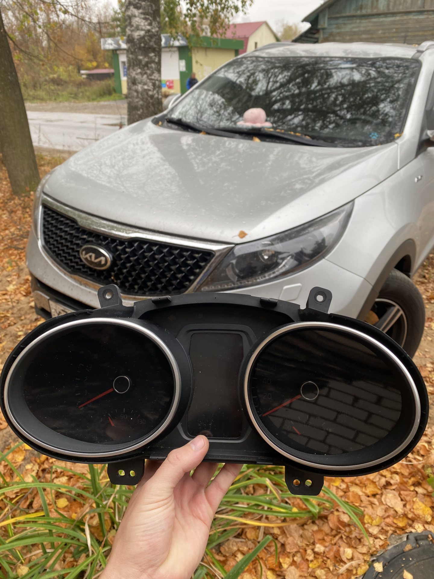 Приборная панель supervision — KIA Sportage (3G), 2 л, 2010 года ...