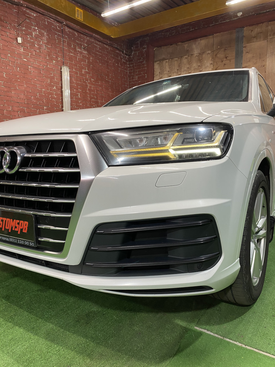 Ремонт ДХО AUDI Q7, желтые ДХО WAG — RBcustom на DRIVE2