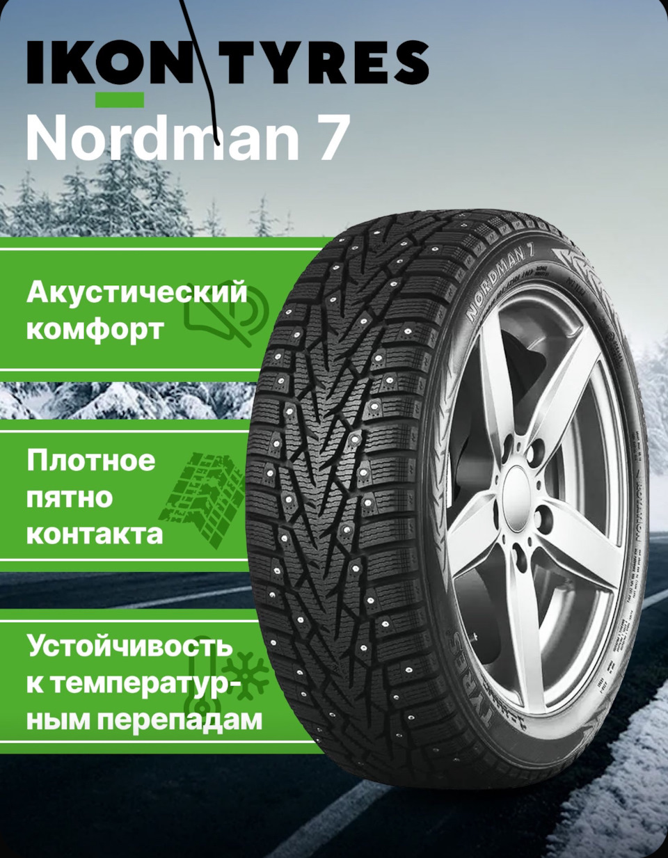 Фото в бортжурнале Chery Tiggo 7 Pro Max. Запчасти на фото: Ikon Nordman 7