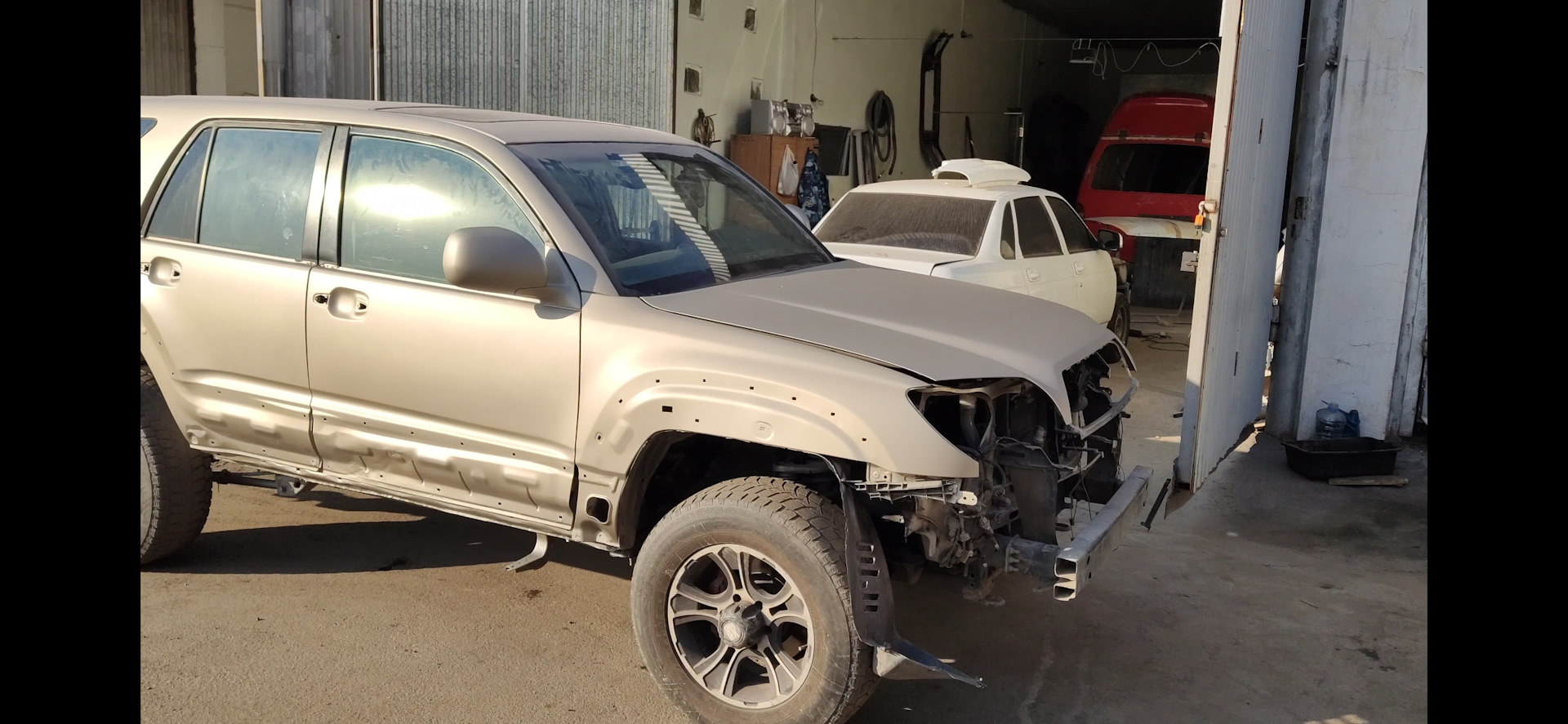 Покраска раптором без шагрени — Toyota 4Runner (IV) (215), 4 л, 2003 года |  кузовной ремонт | DRIVE2