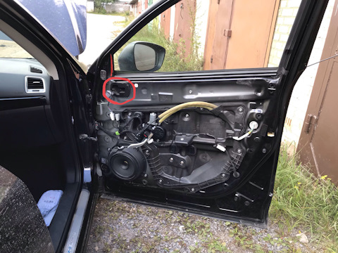 Ремонт механизма складывания зеркала. — Mazda CX-5 (1G), 2 л, 2012