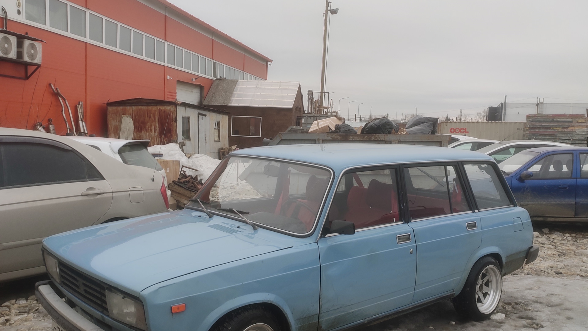 Lada 2104 1.3 бензиновый 1988 | Серо-голубая на DRIVE2