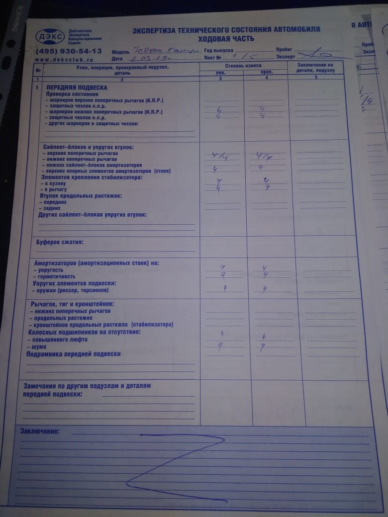 Диагностика ходовой при покупке автомобиля. — Toyota Camry (XV50), 2,5 ...