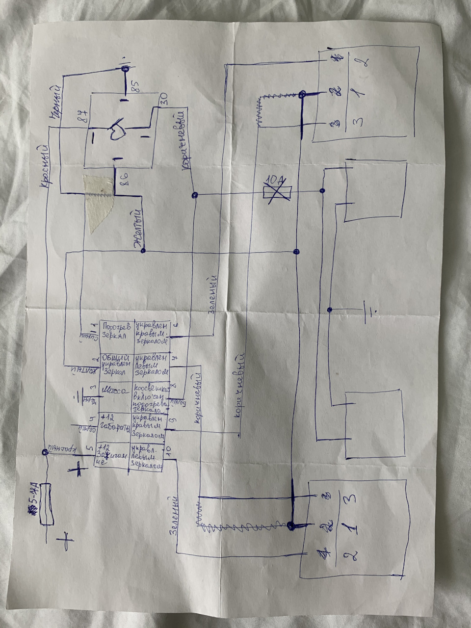 Не работают электрозеркала пежо 406