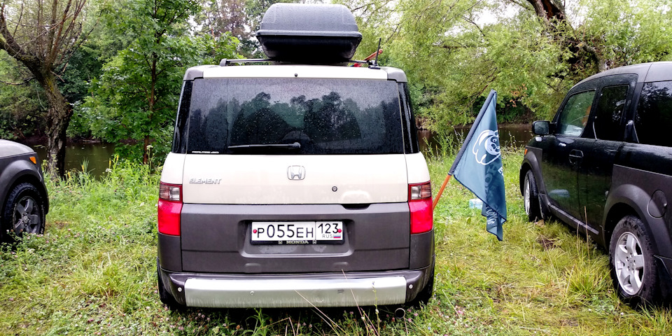 Эль из Темрюка в лагере на Самарской земле — Honda Element