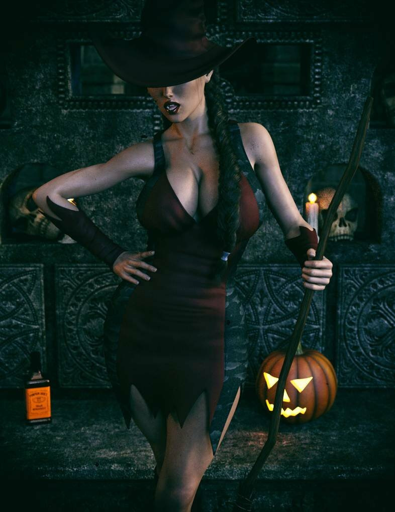 Girls Incantasia Witch Halloween Costume