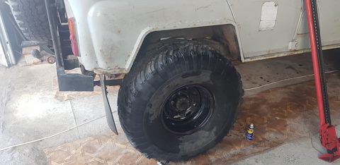 Шины для УАЗ 469 и Рекорд №11. Первая зима "Председателя". Замена шин. УАЗ 469, 2,4л. 1980 год на DRIVE2