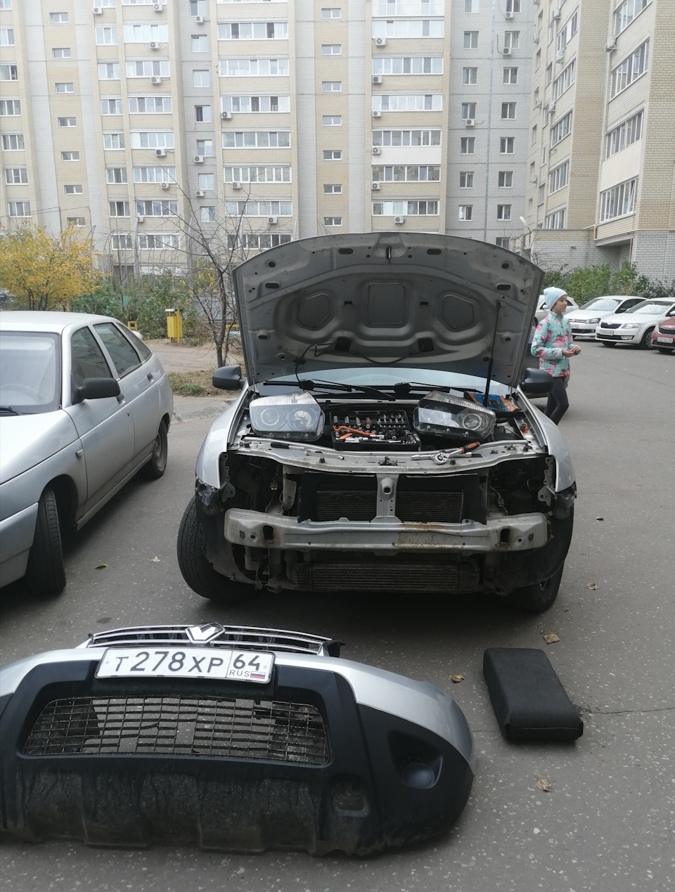 Решетка Бронто Рысь — Lada 21218 Фора, 1,7 л, 1999 года | стайлинг | DRIVE2