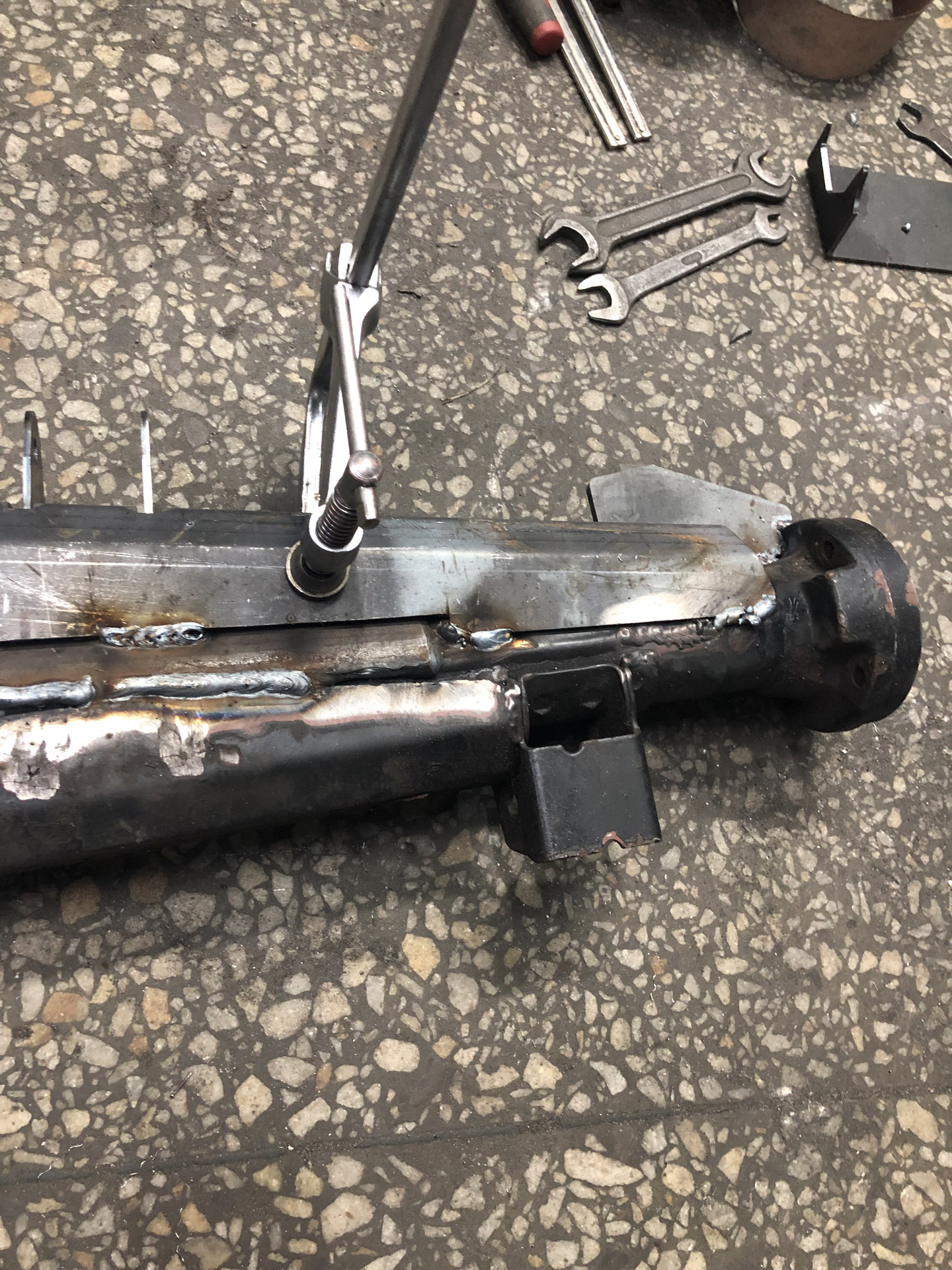 Верхняя обварка моста Нива — Lada 4x4 3D, 1,6 л, 1990 года | тюнинг ...