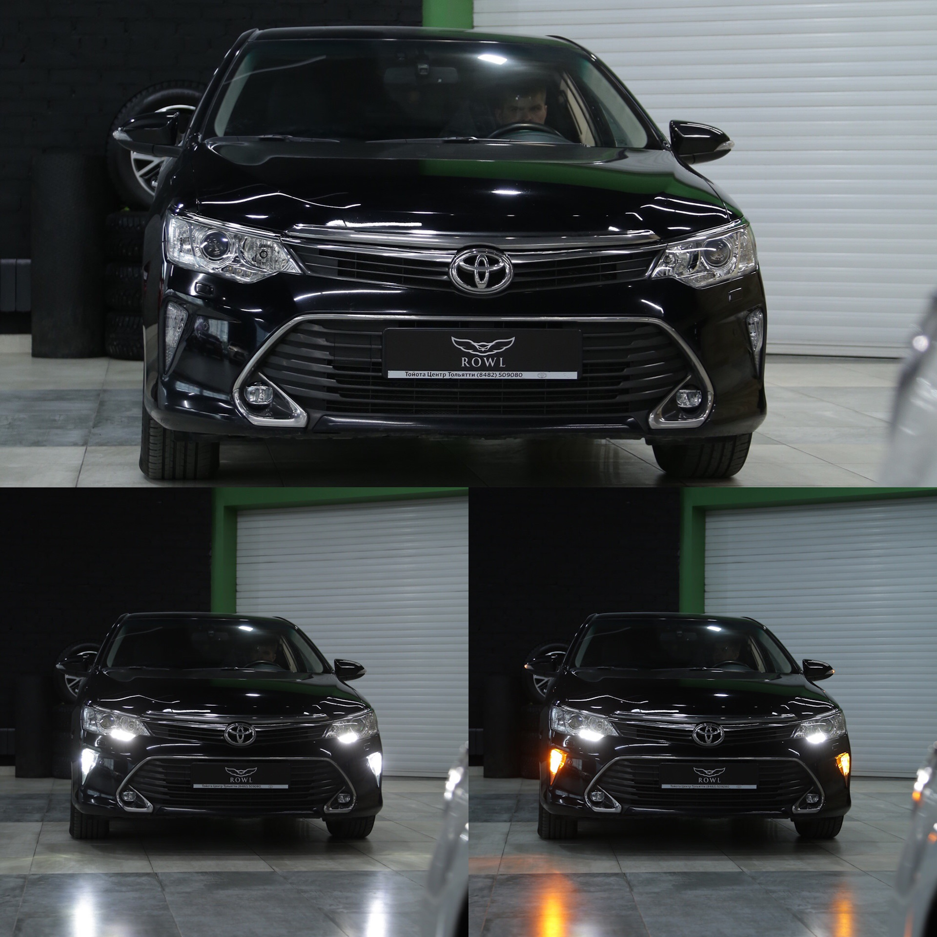 Ходовые camry. Ходовые огни Toyota Camry v55 2017 Exclusive. ДХО Тойота Камри 55. Ходовые огни Камри 55. Камри 50 в 55 ДХО.