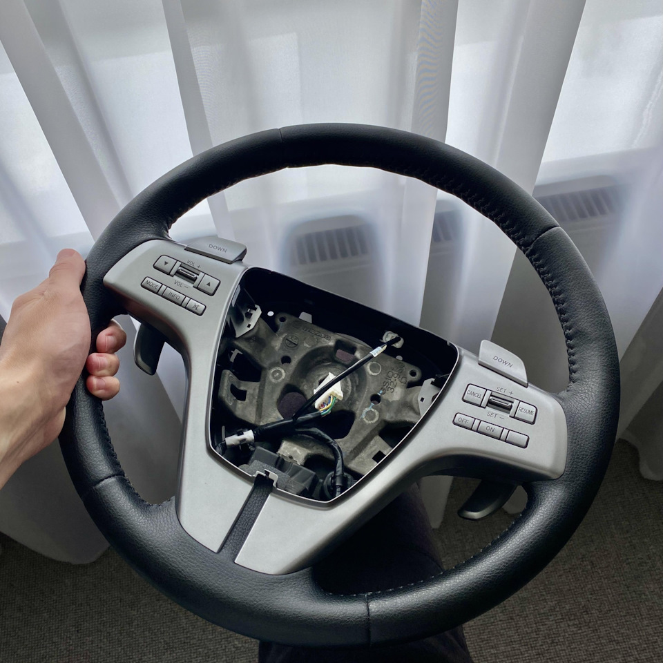 Руль с лепестками — Mazda 6 (2G) GH, 2 л, 2008 года | электроника