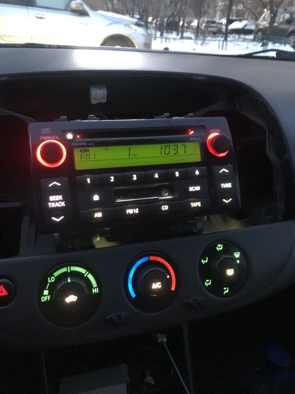 Замена подсветки на штатной магнитоле — Toyota Camry (XV30), 2,4 л ...