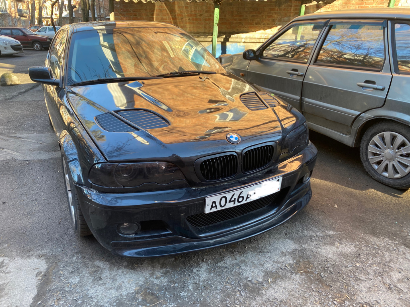 Купил карбоновый carbon капот BMW Gtr e46 v8 3uz Бмв е46 в8 3узет ...