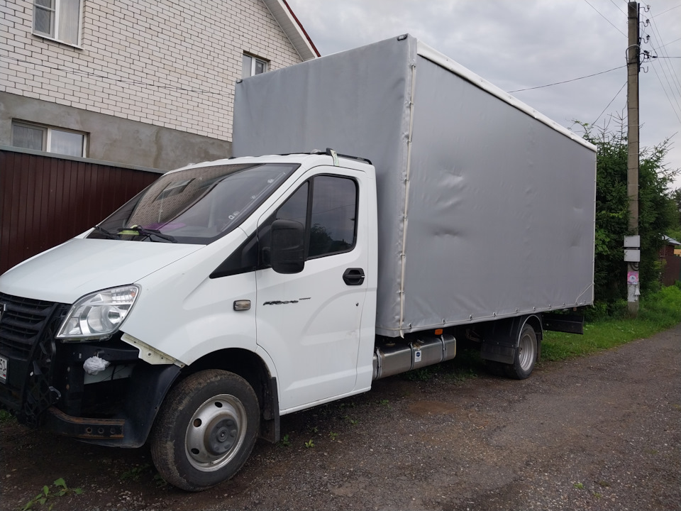 Новый тент, загрузки — ГАЗ Газель Next, 2,8 л, 2017 года | своими ...