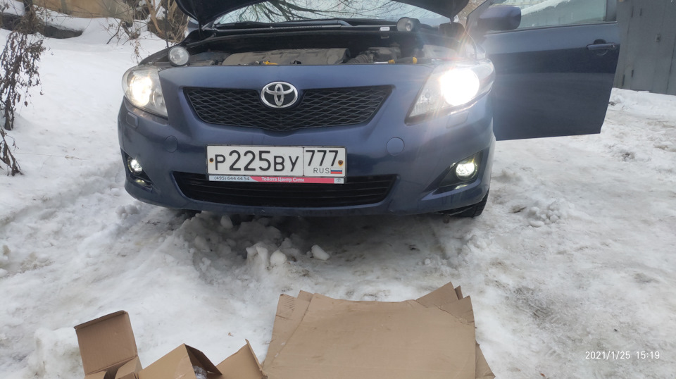 ПТФ Koito 48-150 Led — Toyota Corolla (140/150), 1,6 л, 2007 года ...